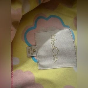 Modcloth Women's Yellow Floral Long Sleeve Delightful Direction Trench Coat 2X